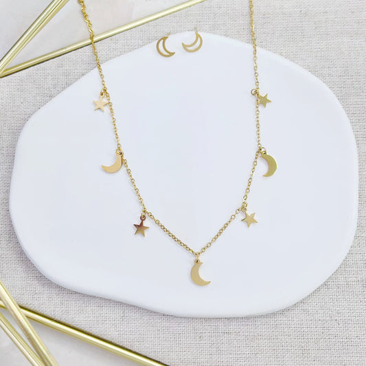 100S-123G GD STAR MOON SET