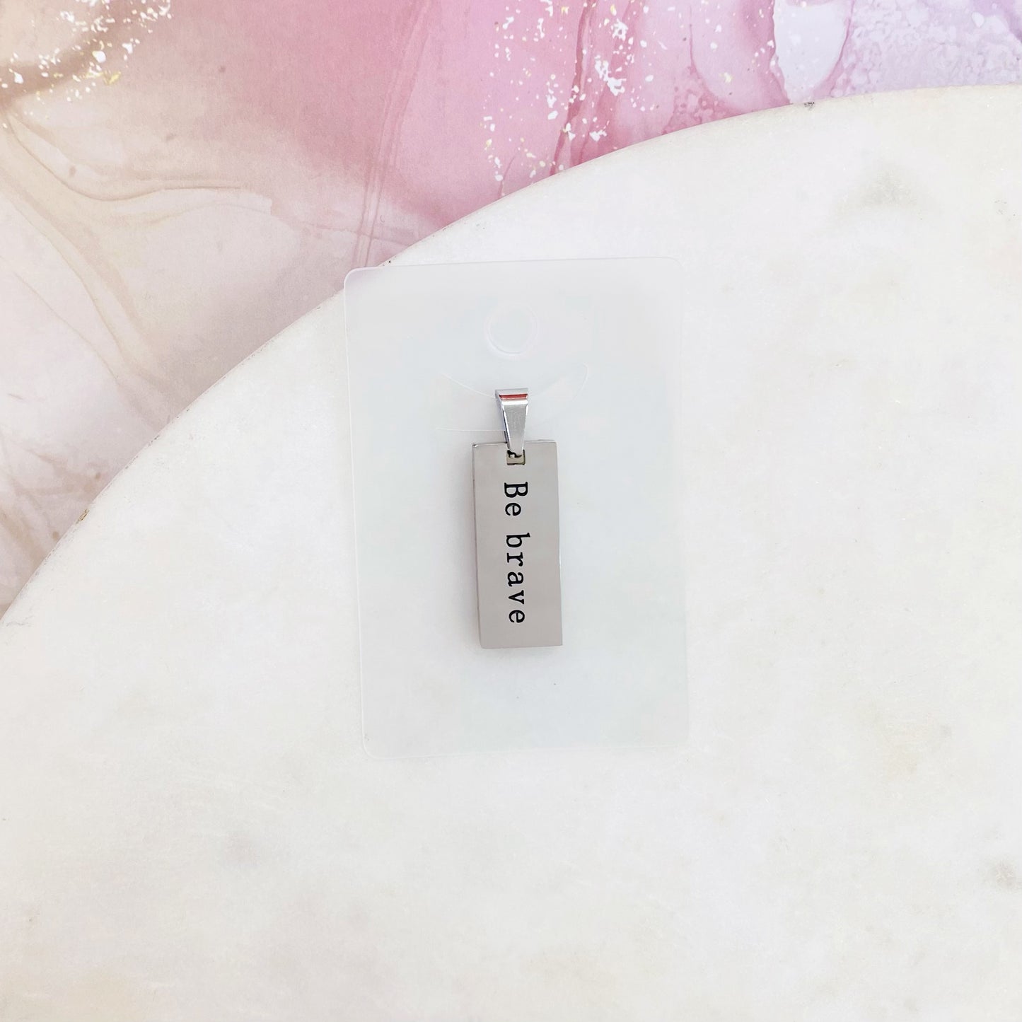 32P-080 BE BRAVE CHARM
