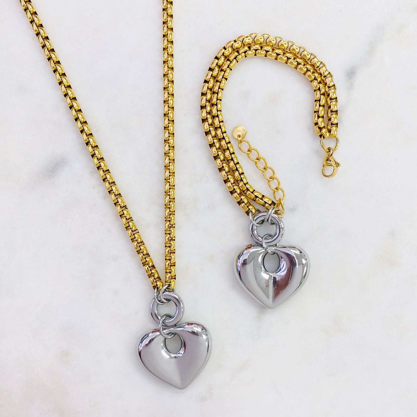 4B-4804SG 2T BOLD HEART BR