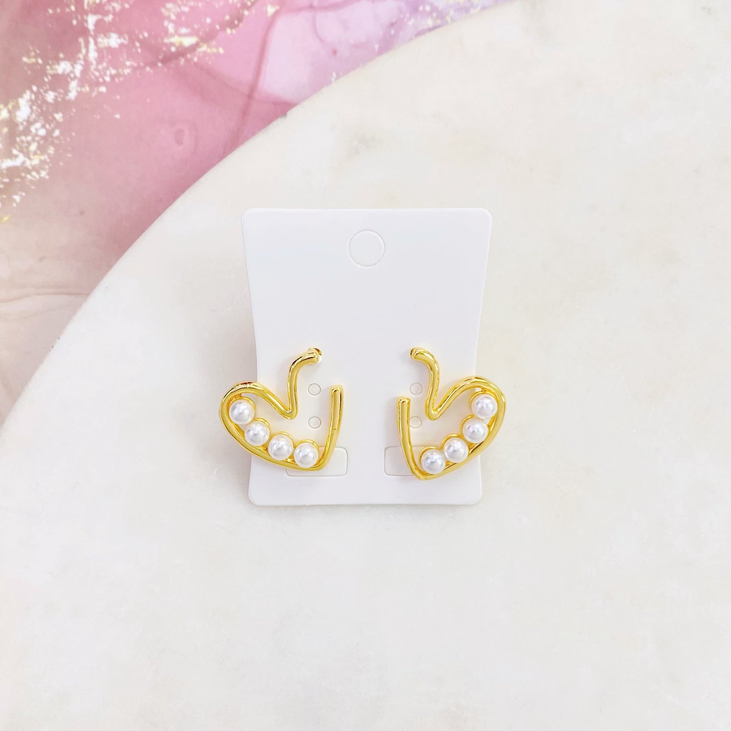 84E-189G HEART PEARL ER