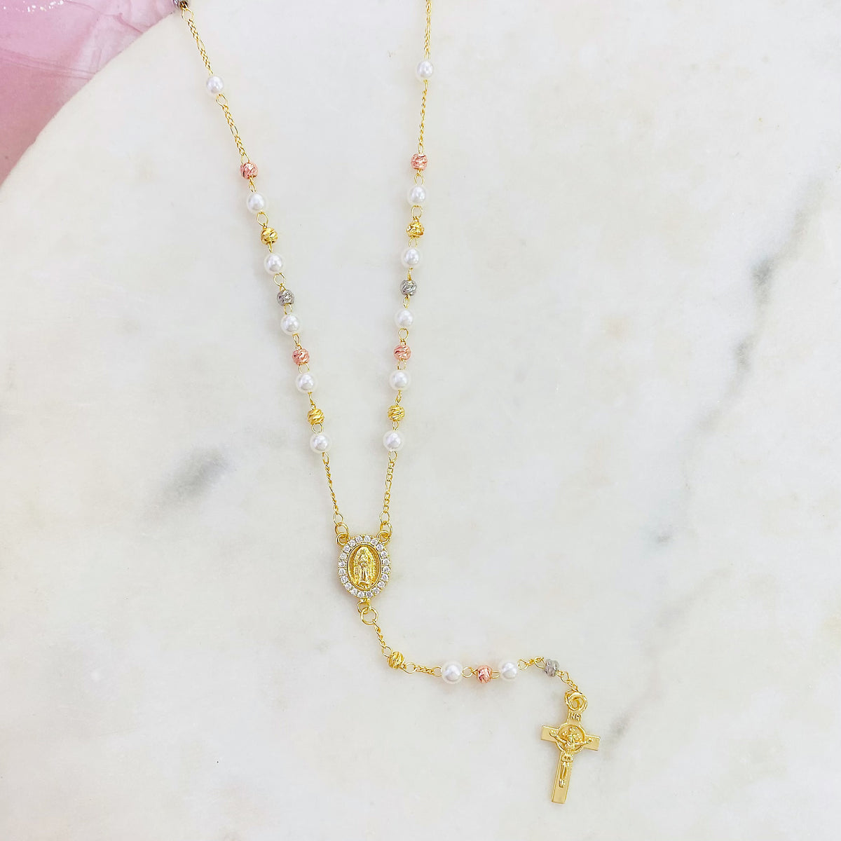 248N-005GT MULTI ROSARY NK