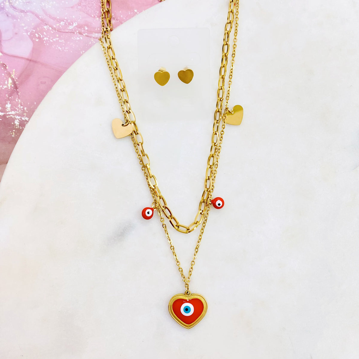 181S-002AG GD/RED EYE SET SALE