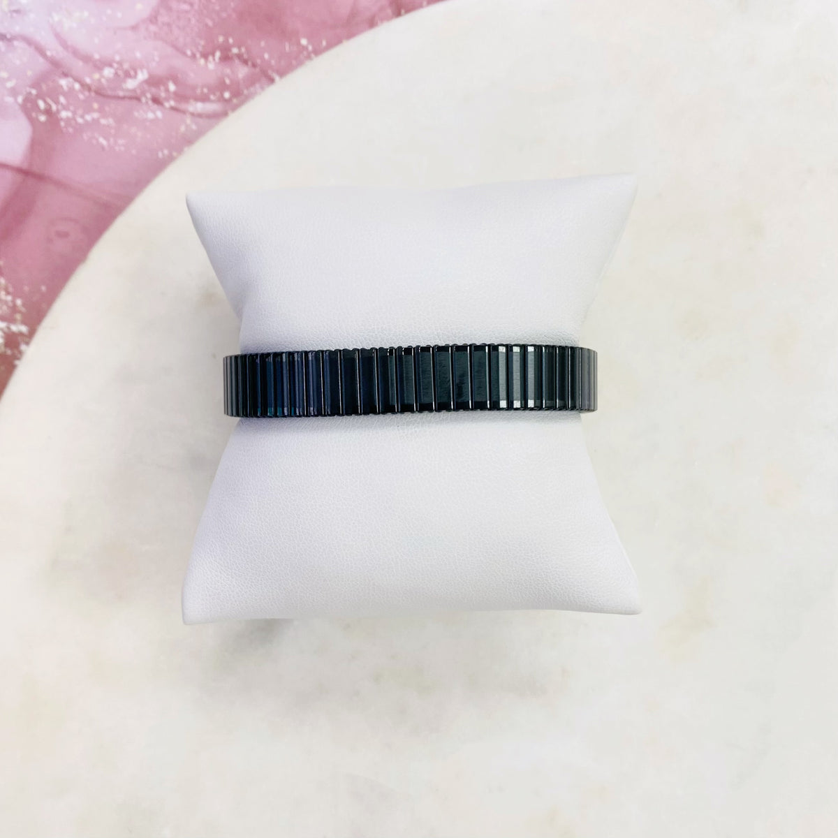 197B-020BK BLK LINE BANGLE SALE