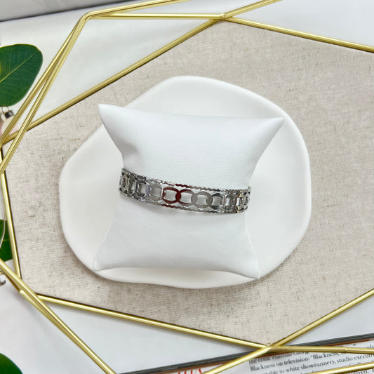 178B-025 SLV LINK BANGLE