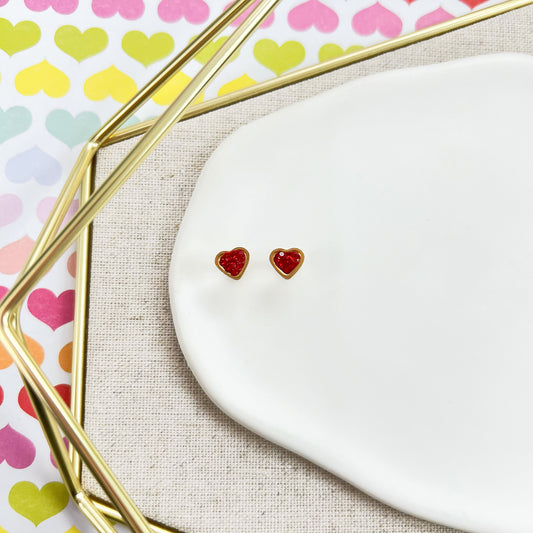 123E-129G GD/RED HEART ER