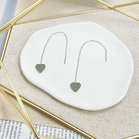 11E-326 SLV HANGING HEART ER