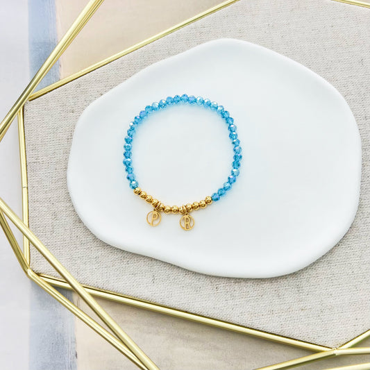 4B-4032G GD BLUE LETTER PR BR