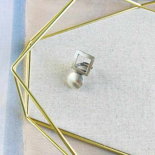 T6R-038 SLV SQUARE CIRCLE RI