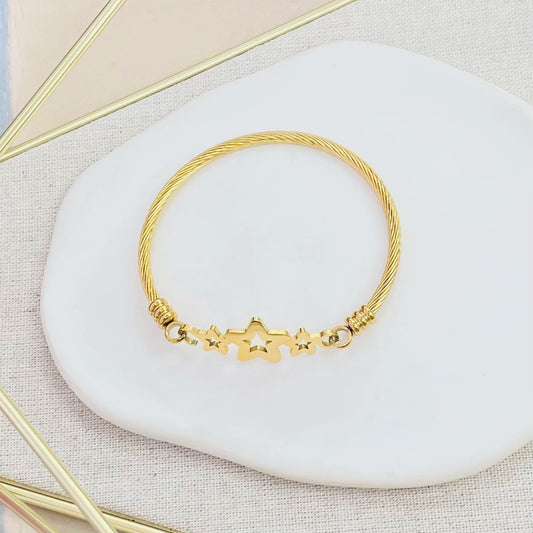 178B-032G GD STAR BANGLE