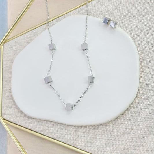 100S-078 SLV SQUARE SET
