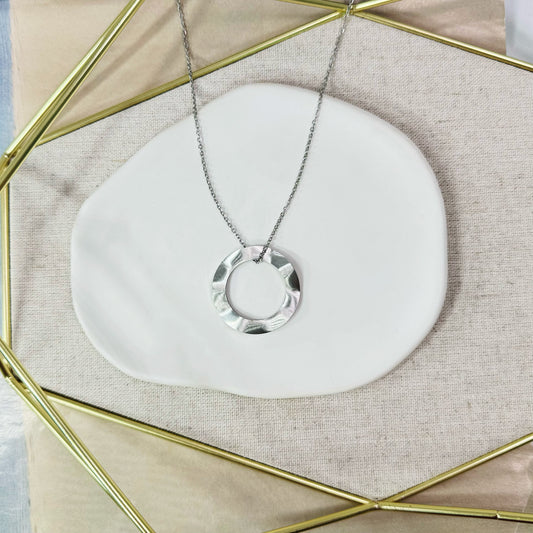 10N-817-18 SLV CIRCULAR NECK