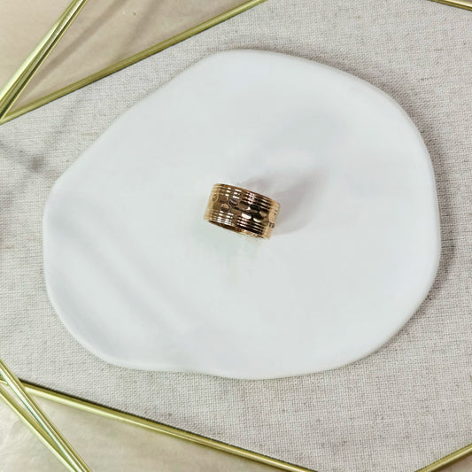 10R-848RG RG HAMMERED RING