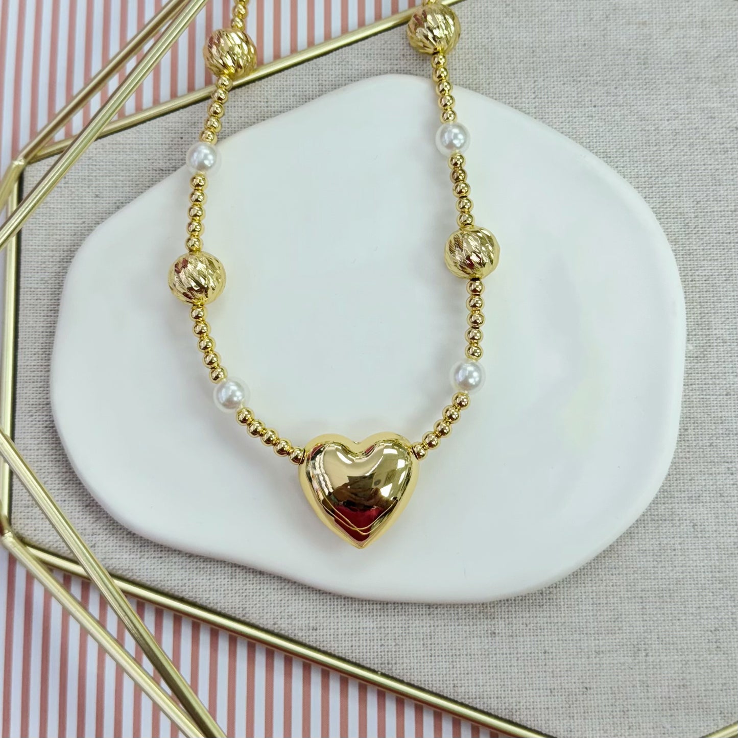 84N-079G HEART/BALL BR