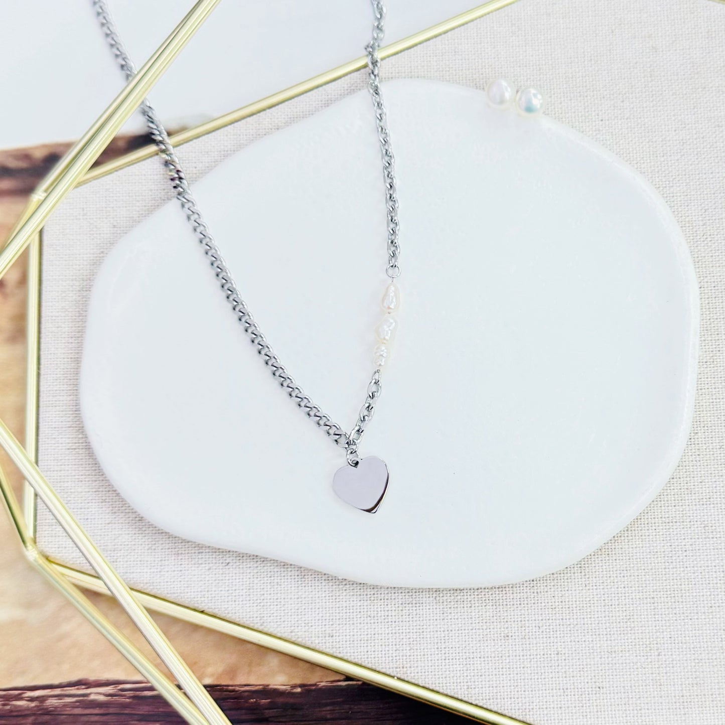 138S-181 SLV HEART SET