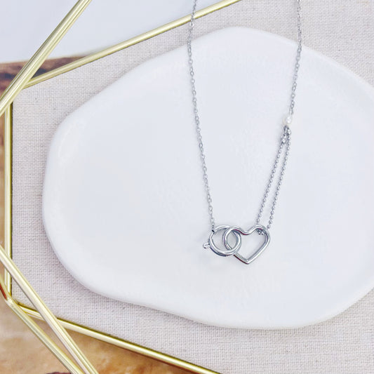 10N-1124-18 SLV HEART NK