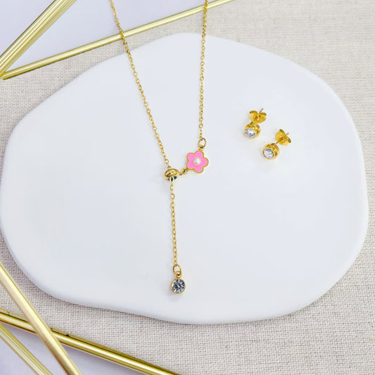 100S-337G FLOWER PINK SET