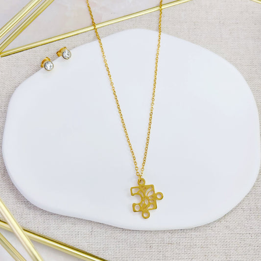 100S-372G GD PUZZLE CHARM SET