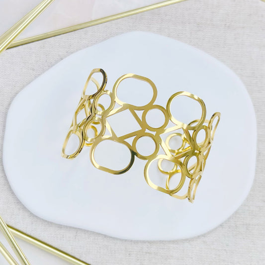 100B-758G OPEN FIGURE BANGLE