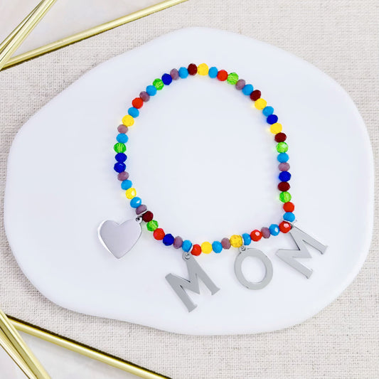 100B-707 SLV MOM LETTERS BR