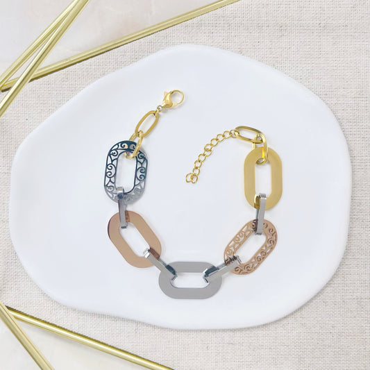 100B-357T 3T LINKED BRACELET