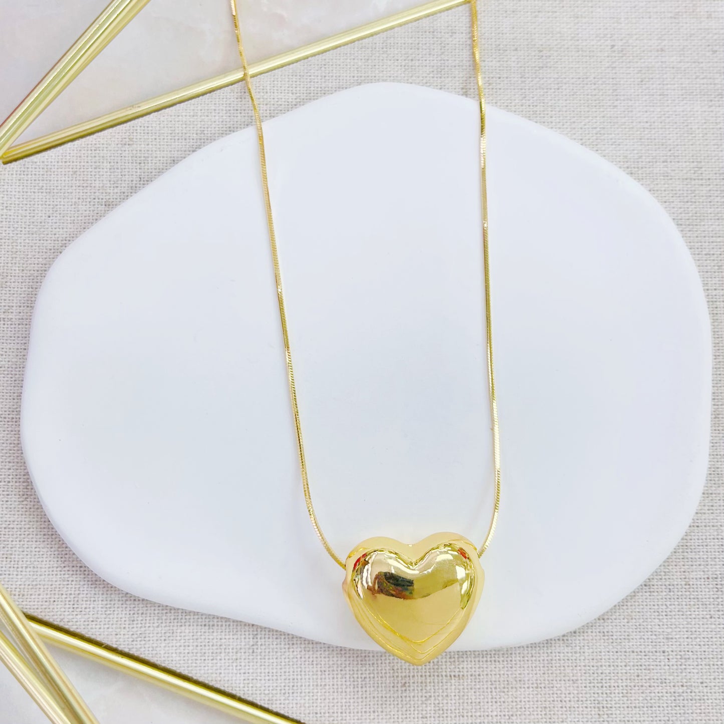 125N-058G CHUNKY HEART NK