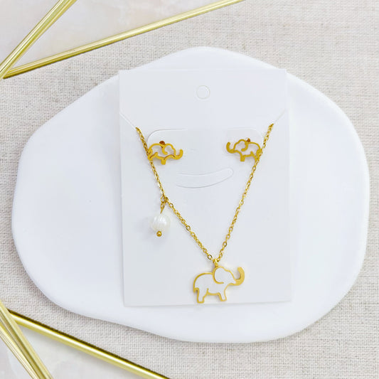 100S-398G MOP ELEPHANT SET
