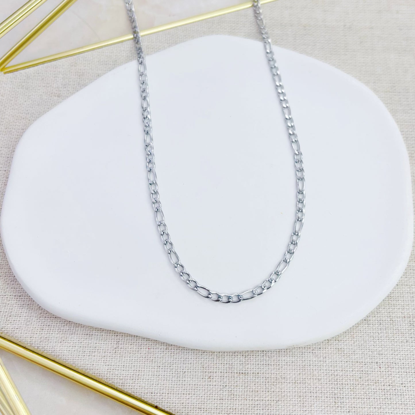 14ST-319 SLV FIGARO CHAIN