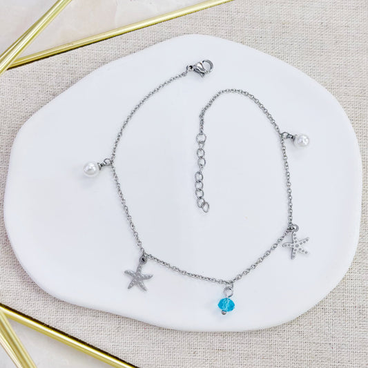 100AB-163-9.5 SLV SEA STAR ANK