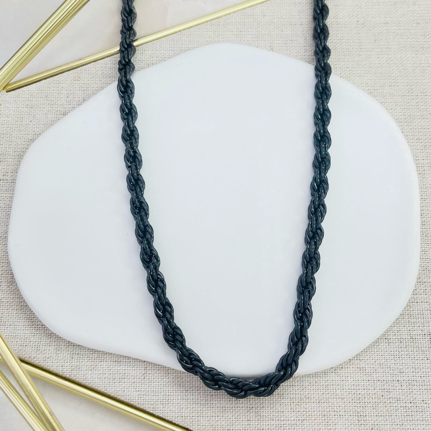 184N-001BK-24 BLACK TWIST NK SALE
