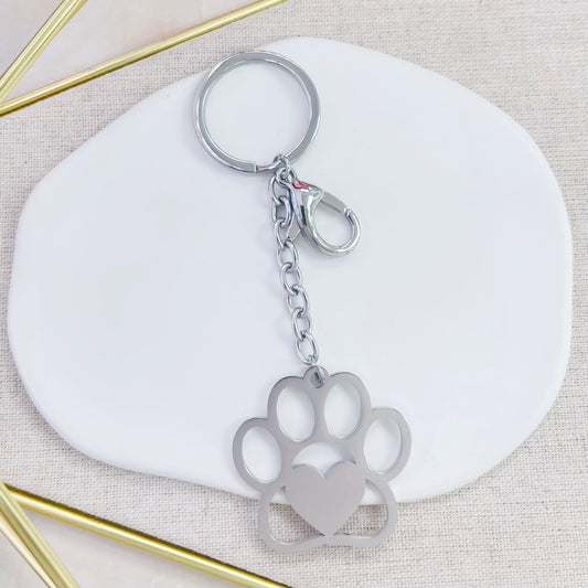 110K-040 PAW LOVE KEYCHAIN
