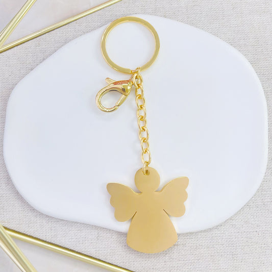 110K-041G GD ANGEL KEYCHAIN