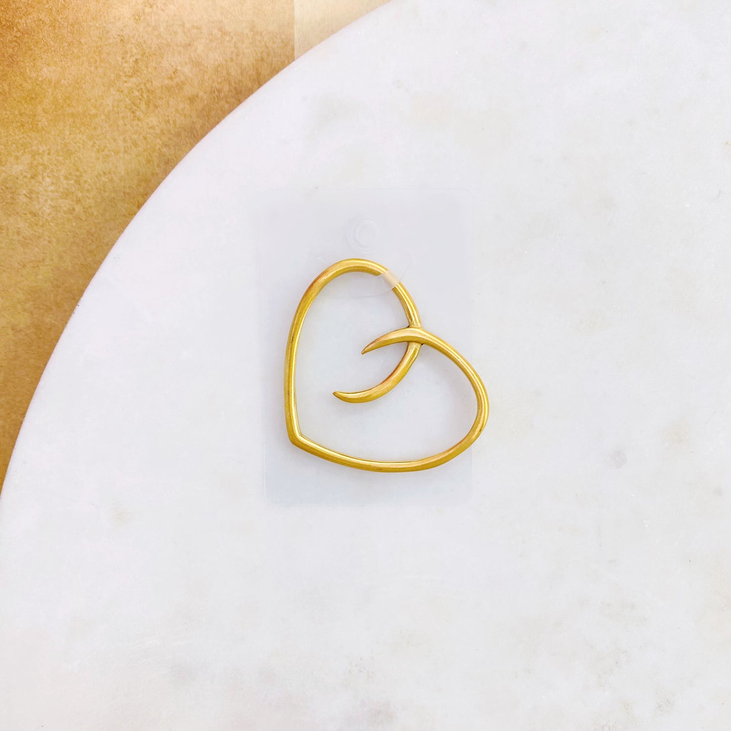 13P-003G GD HEART PENDANT