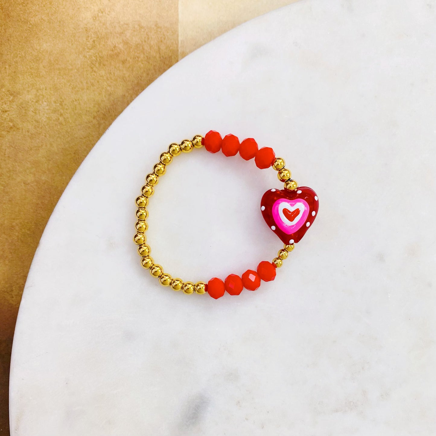 4B-4833G CRYST HEART BR