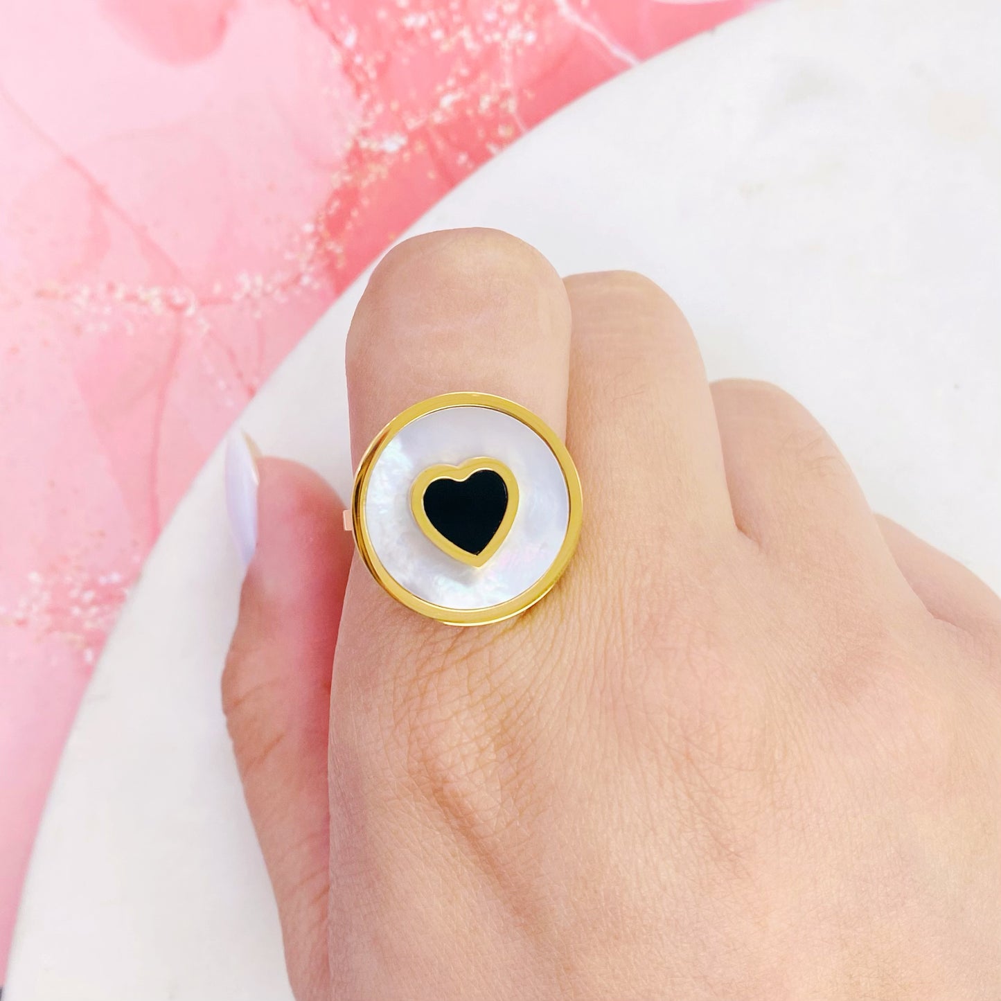 195R-070G MOP HEART RI