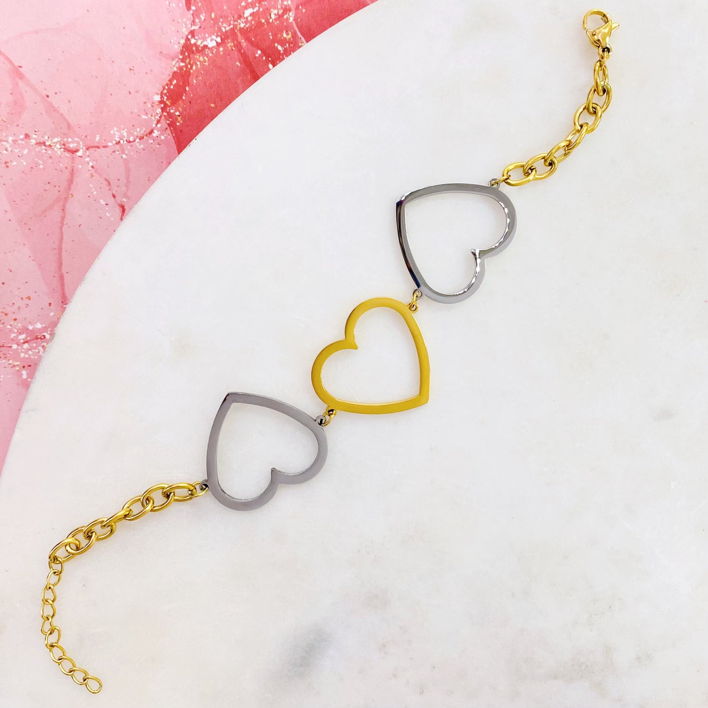 100B-580SG OPEN HEART FLEX BR