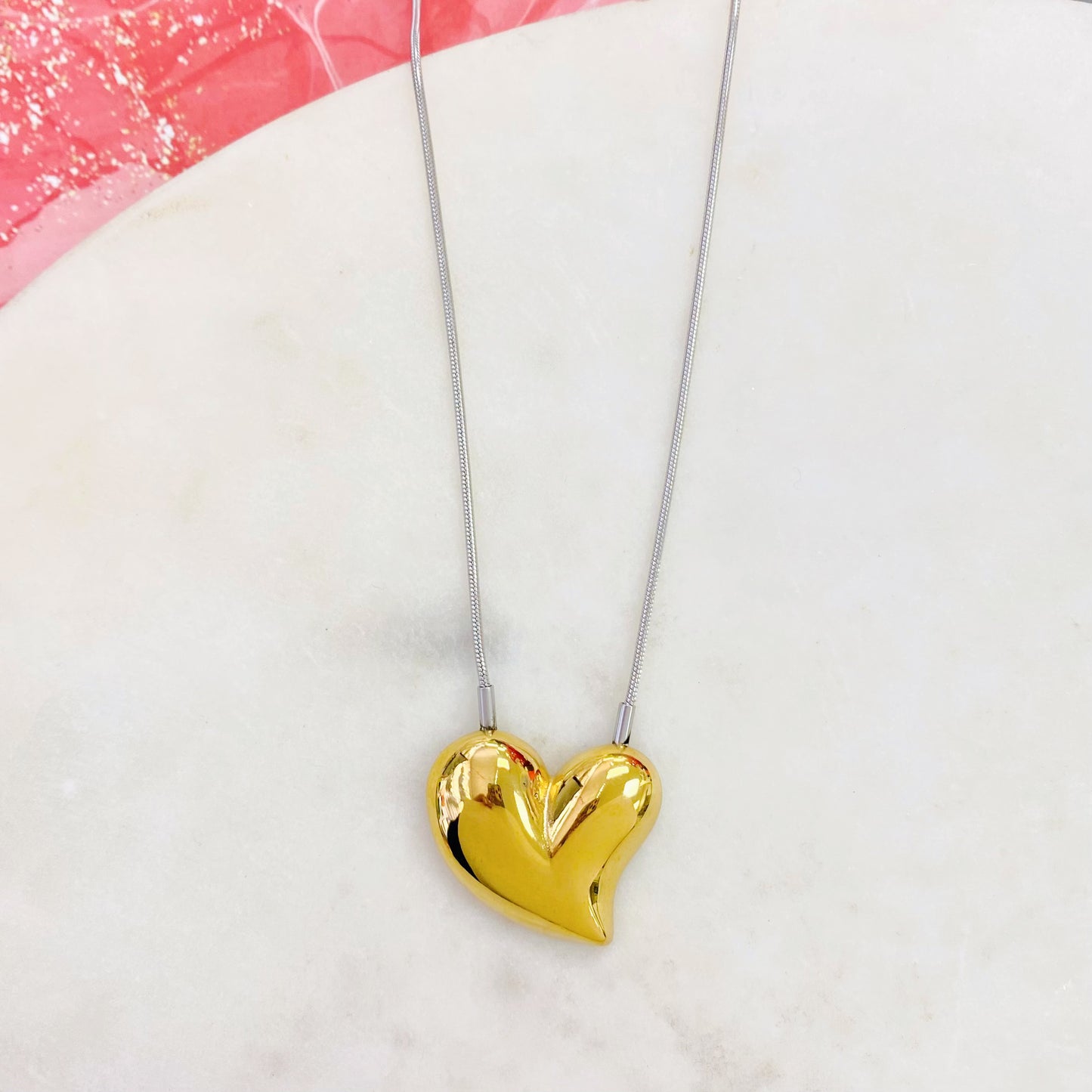 198N-043SG 2T HEART NK