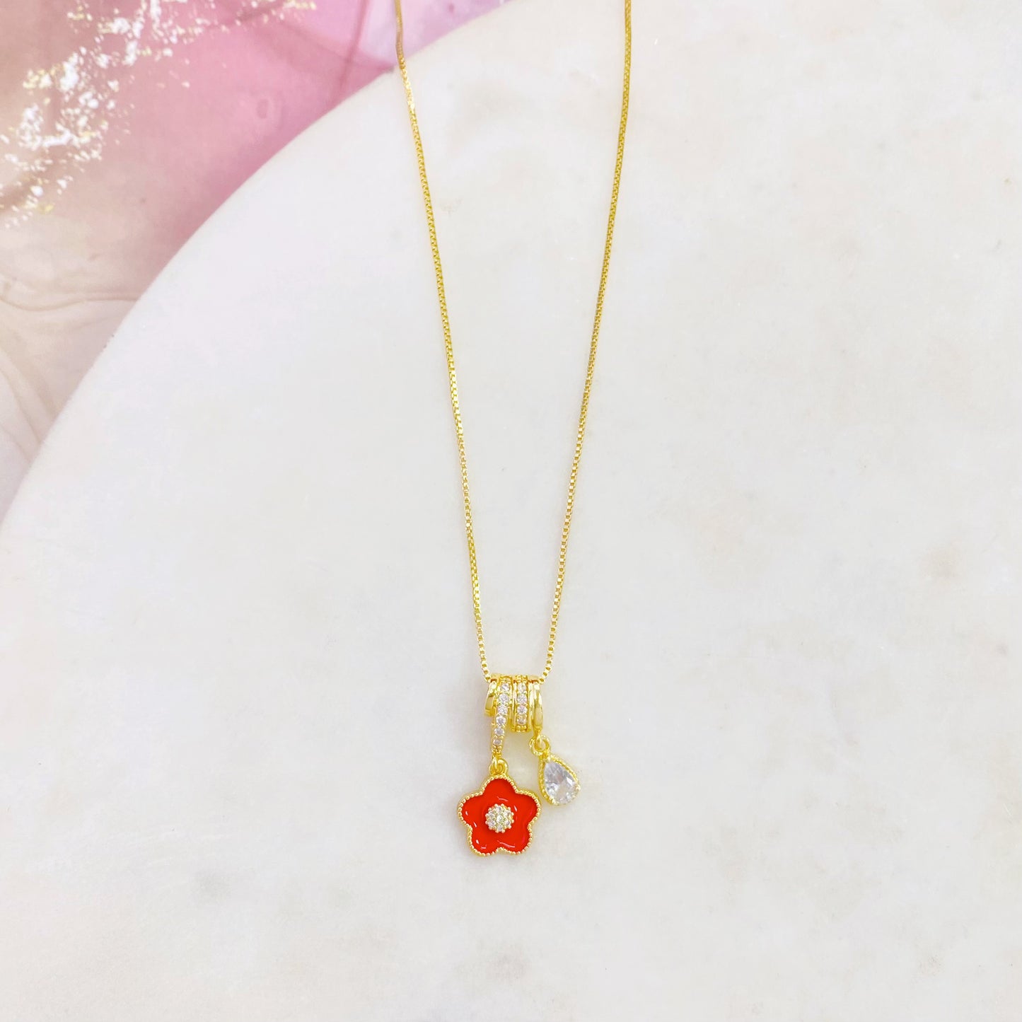 125N-142G RED FLOWER NK