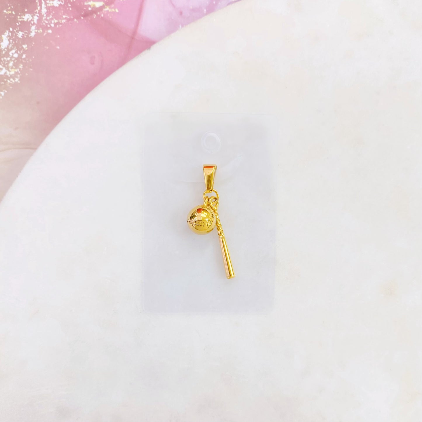 8P-194G BASEBALL CHARM