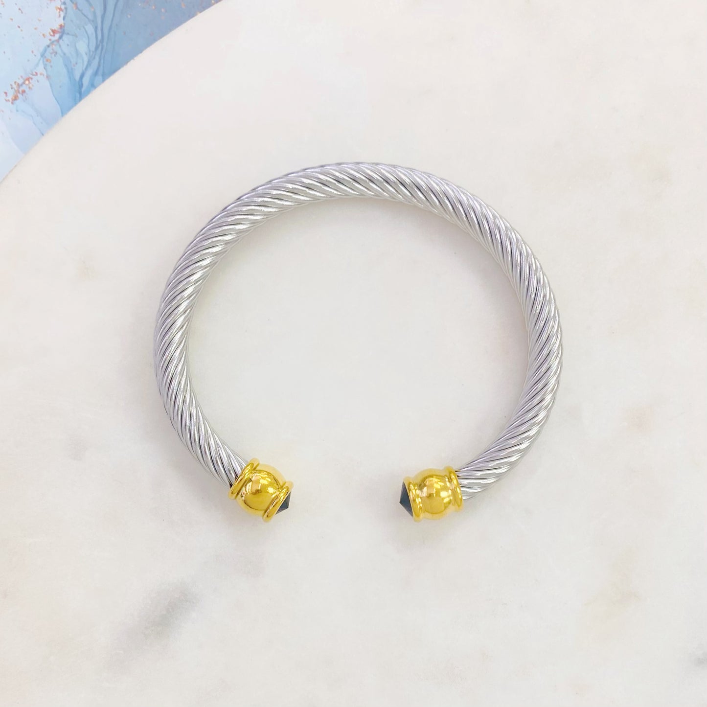 160B-094BSG BK CRISTAL WIRE BR