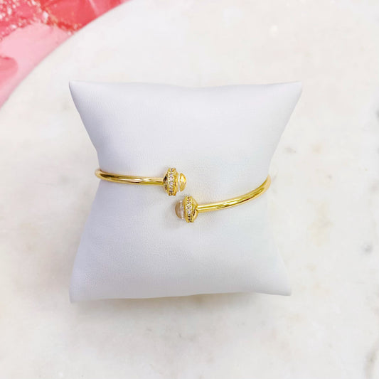 125B-129G CRYST BANGLE