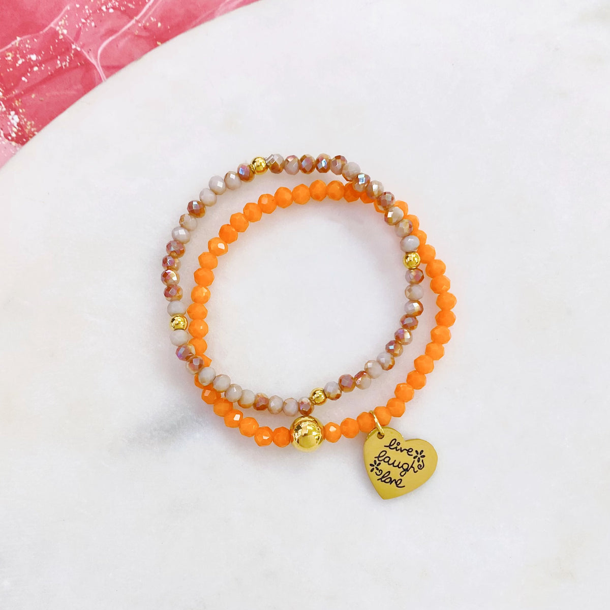 4B-4828BG LIVE LAUGH LOVE BR