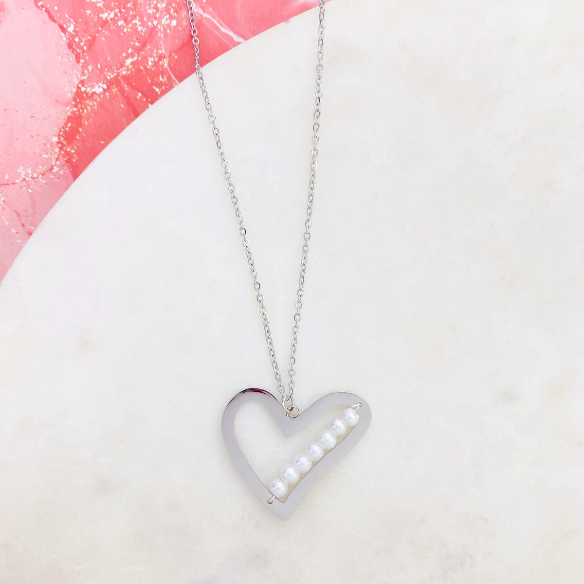 100N-1013 PEARL HEART NK