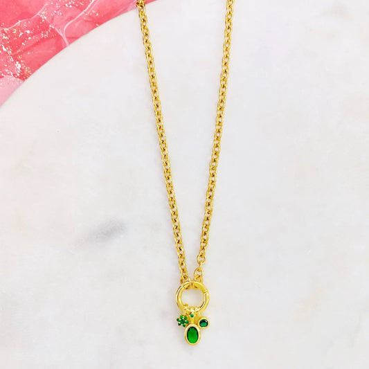 198N-203BG NK GRN STONE