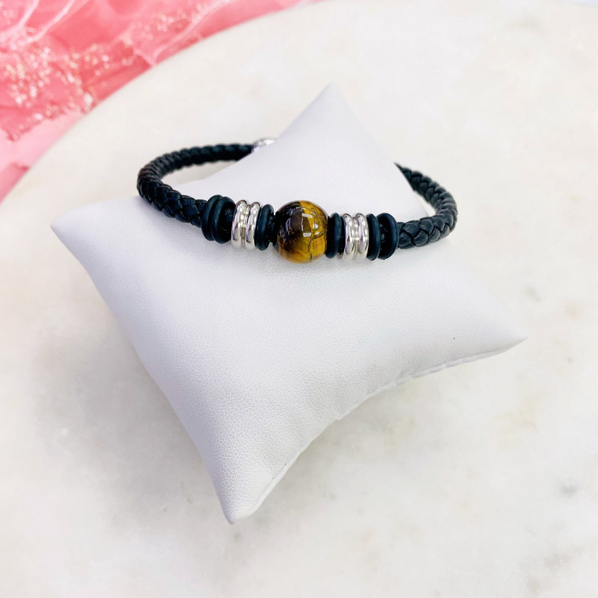 87B-124C TIGER EYE MEN BR