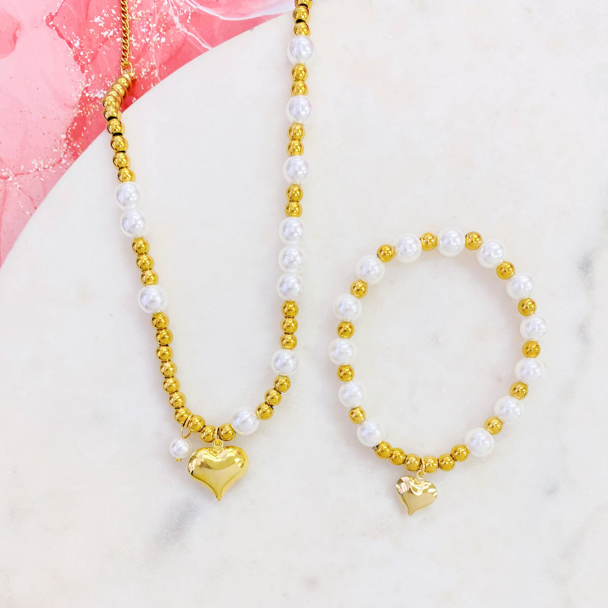 9N-044G HEART PEARL NK