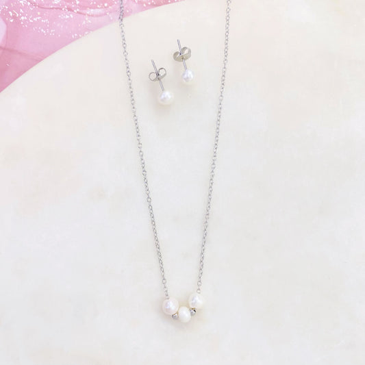 4S-2550 3PEARLS 2PC SET
