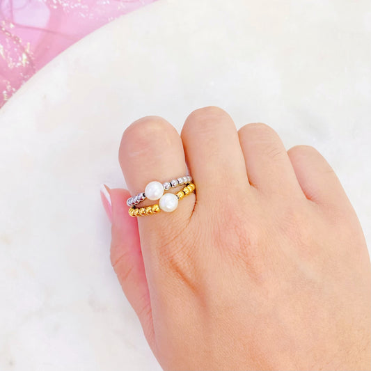 4R-1257SG SET OF 2 RING