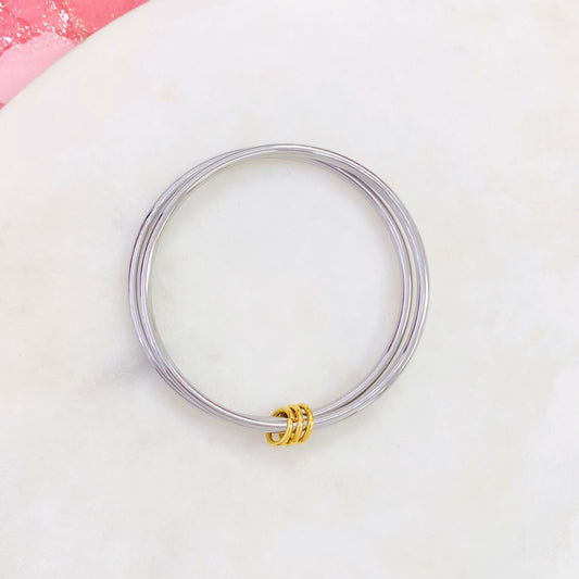 4B-4938SG SET 2PCS BANGLE