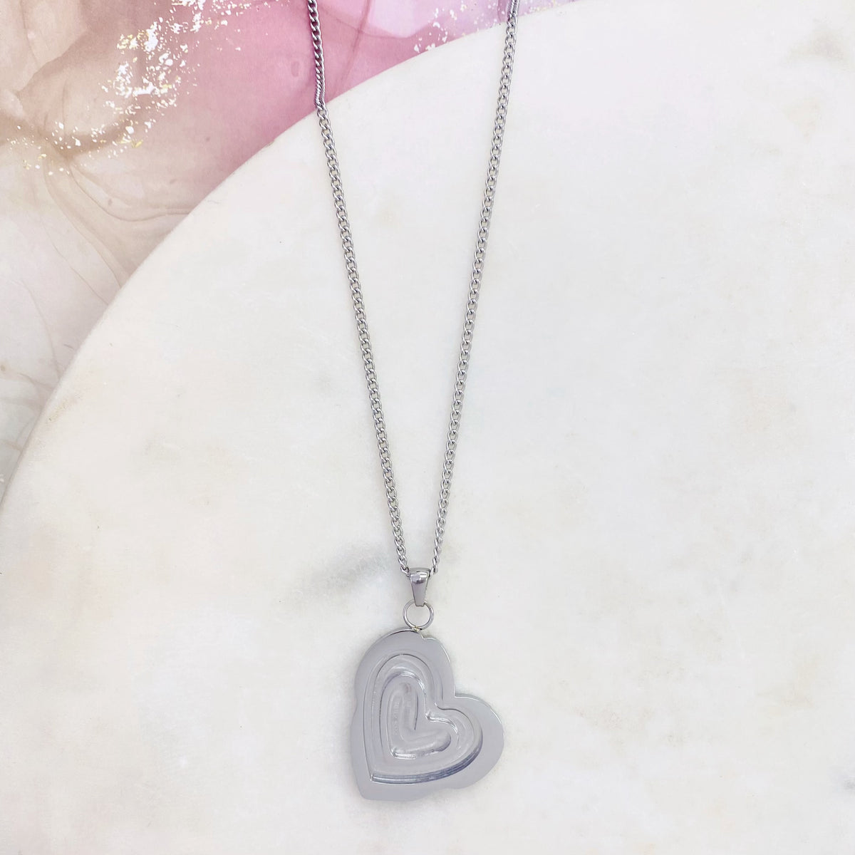 219N-005 DOUBLE HEART NK