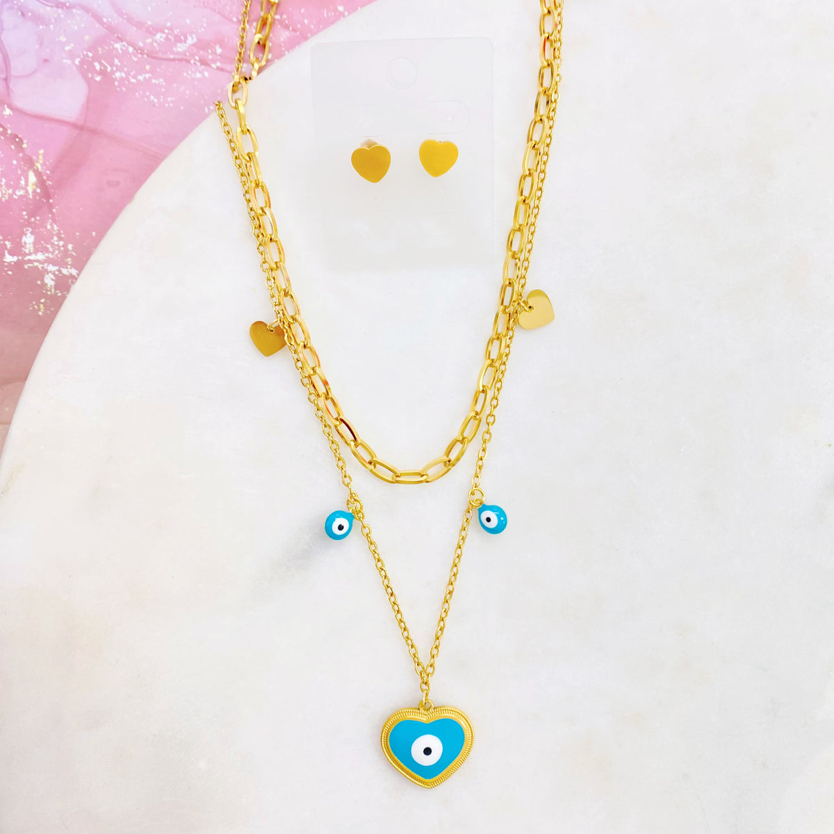 181S-002BG GD/BLUE EYE SET SALE